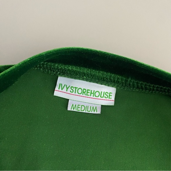 Ivy Storehouse AKA Alpha Kappa Alpha Velour Sweatshirt Medium Green Embroidered - Picture 6 of 8
